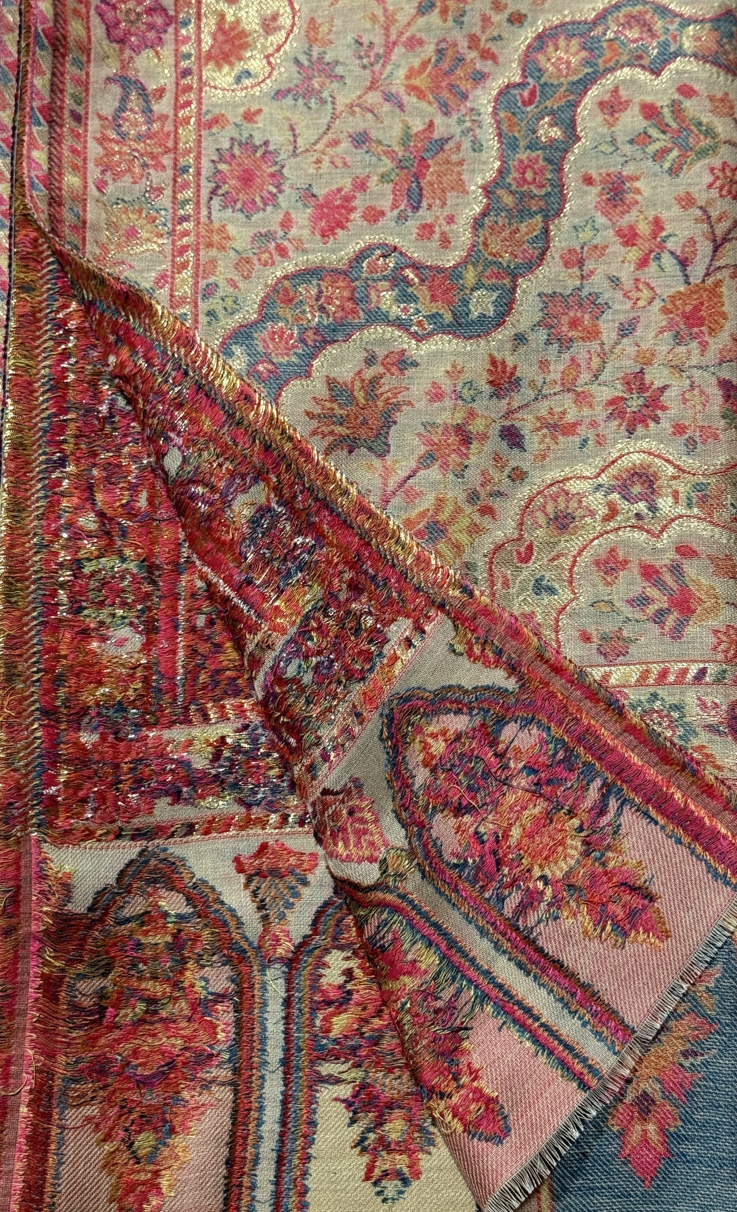 Beige Kani Shawl