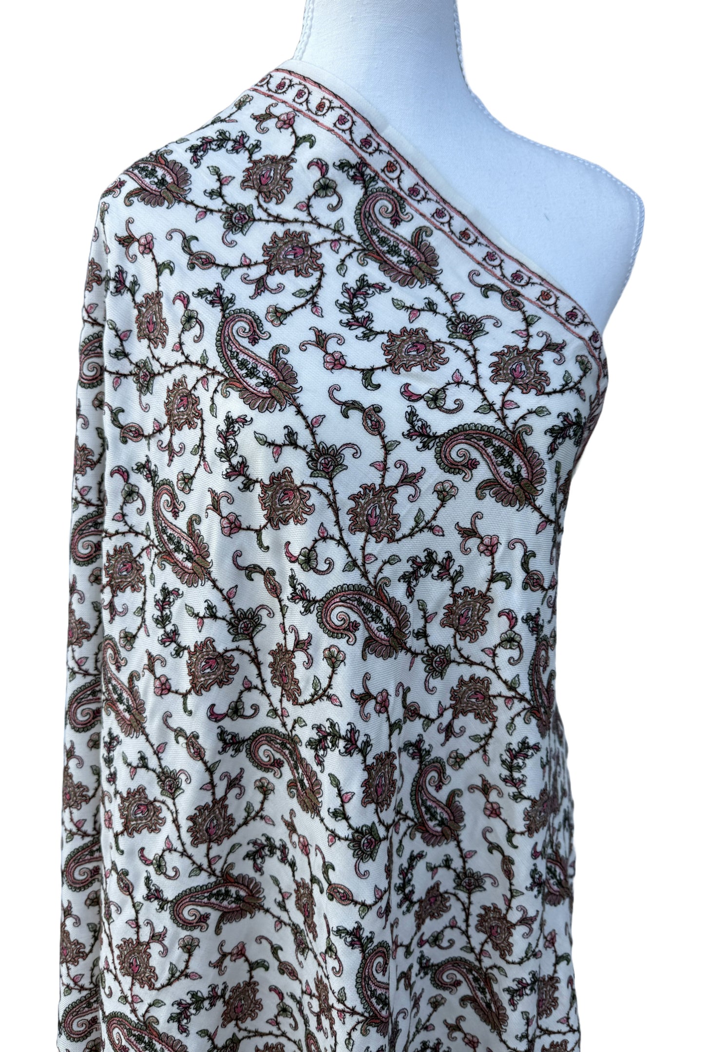 embroidered shawl in nz, embroidered shawl, pashmina shawls, kashmiri shawl