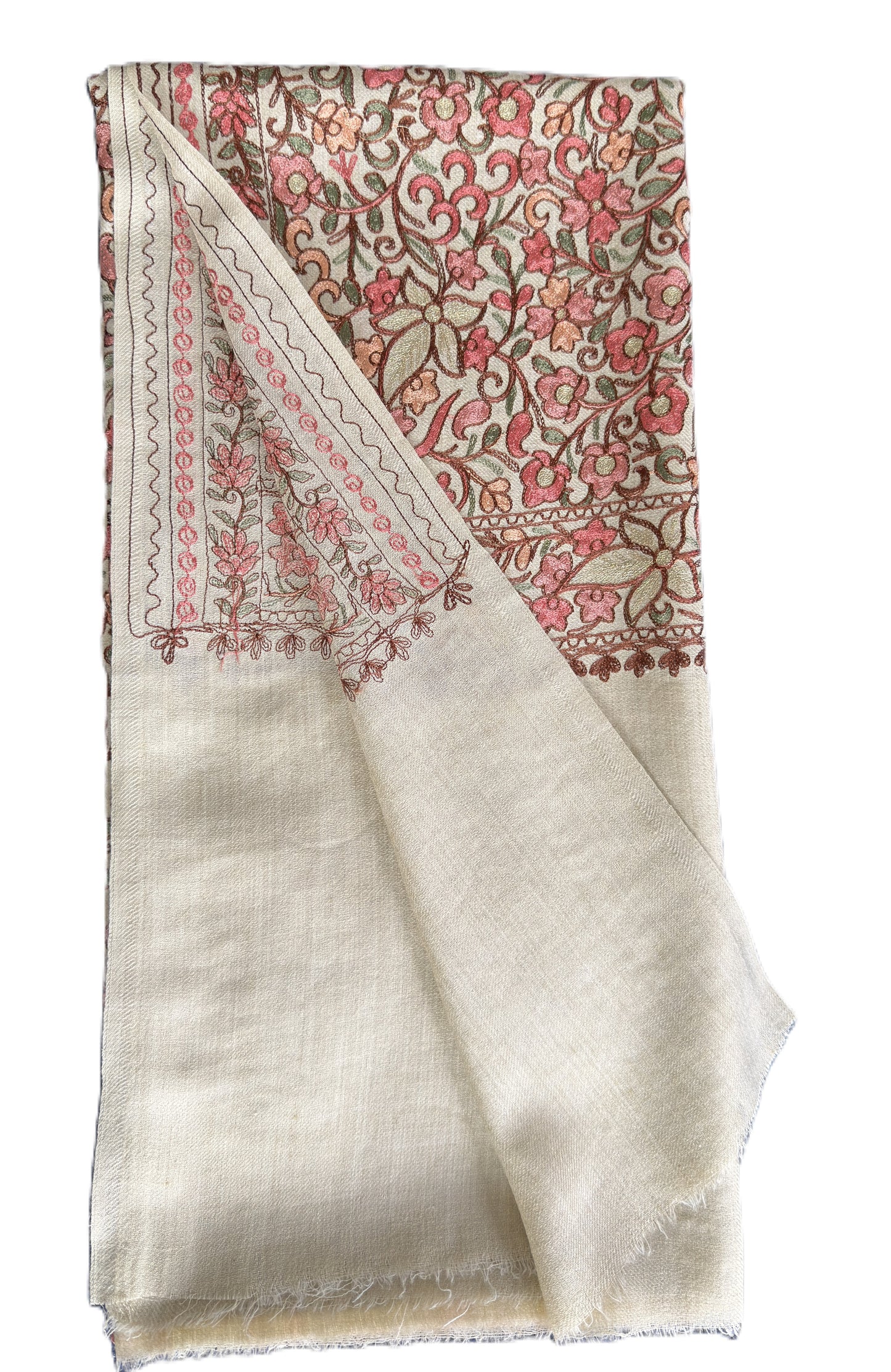 Luxury Kashmiri shawl detailed embroidery soft warm wrap NZ