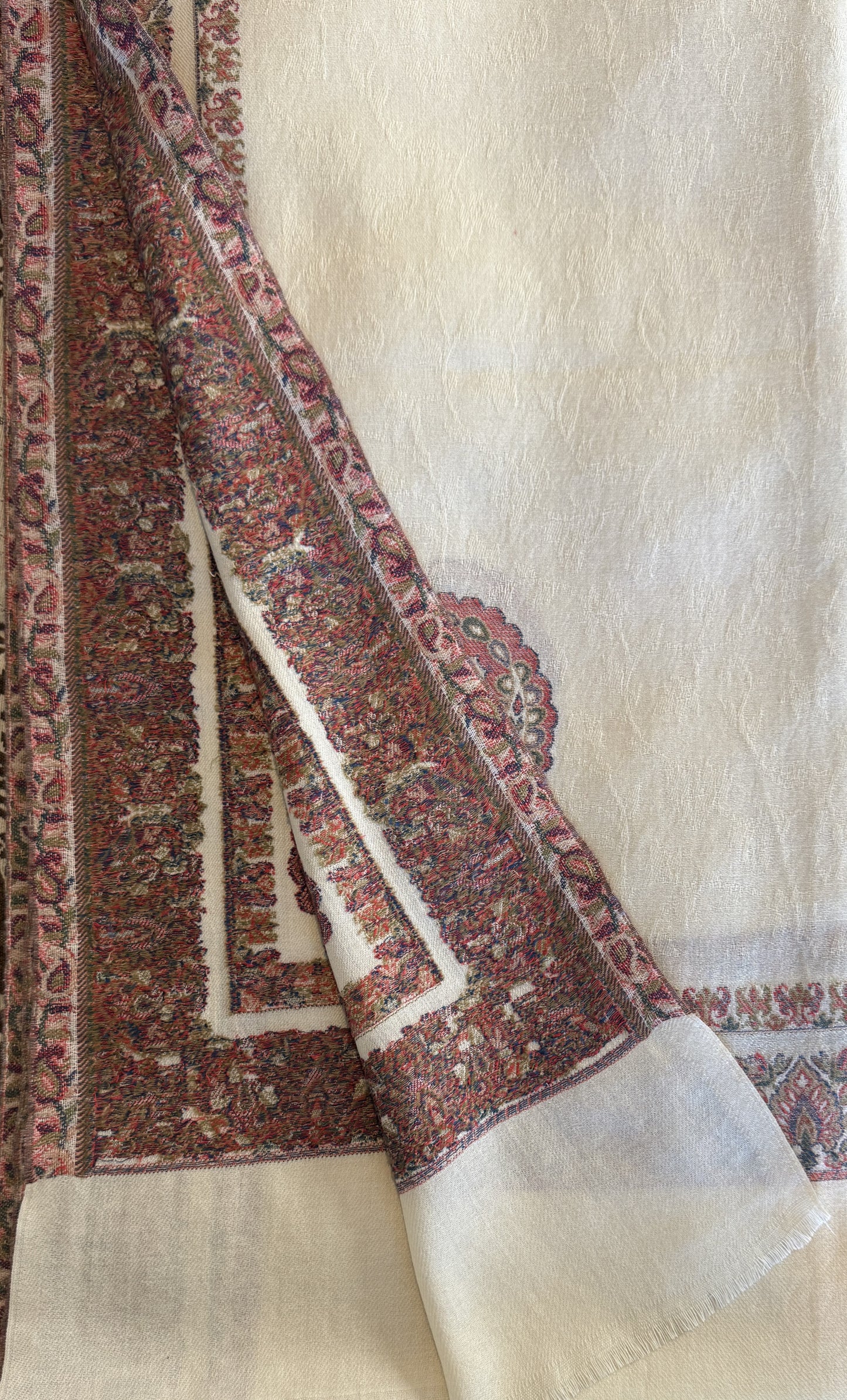 SelfPrint Kani Border Shawl