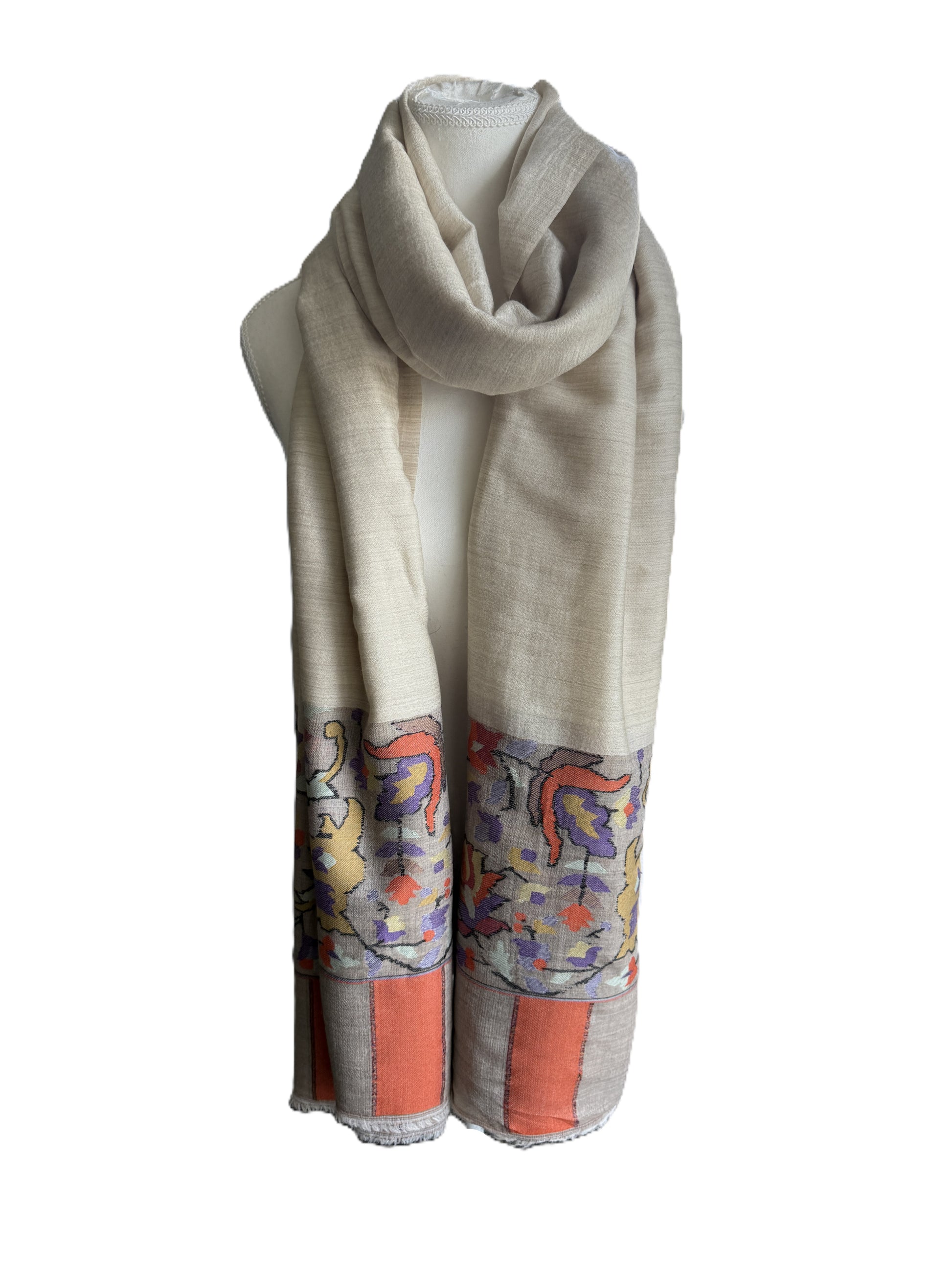 Handwoven Pashmina Shawl, Soft Cashmere Scarf, Wedding Wrap, Ethical Luxury Gift, Winter Boho Scarf for Women