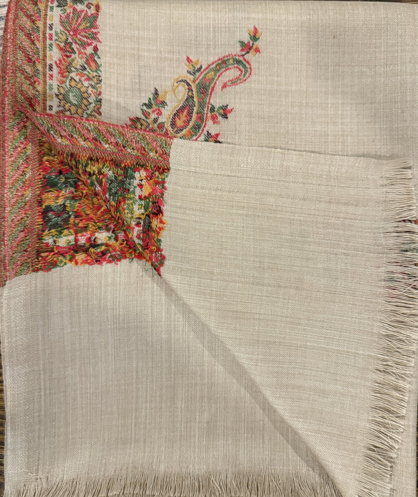 Pashmina Shawl Kani Border