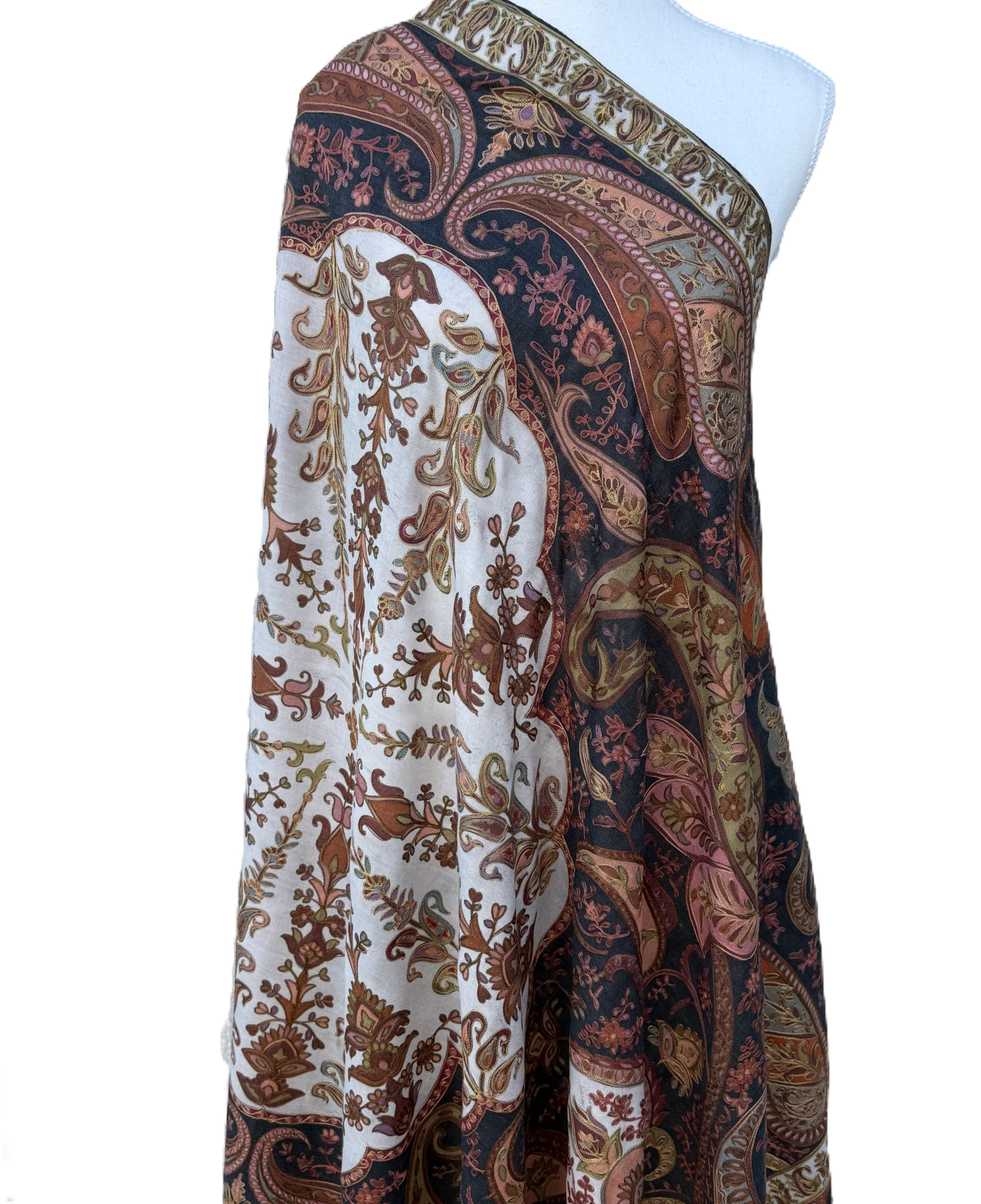 kalamkari shawls in nz, buy kalamkari shawl in nz, pashmina in nz , buy shawl in nz 