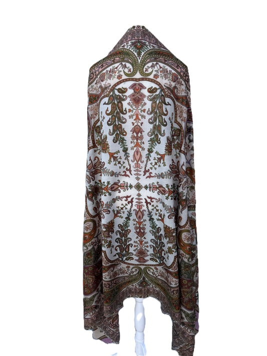 Kalamkari shawl, pashmina shawls in nz, buy pashmina in nz, buy shawls in nz, pashmina nz, nz shawls