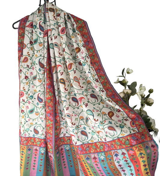 Kalamkari Stole, Pashmina Stoles, Pure Pashmina in nz, Buy shawls in Nz