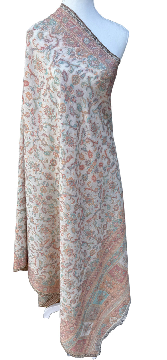 pashmina Zari Shawl, kashmiri shawls, shawls in nz, pashmina nz, pashmina kani shawls