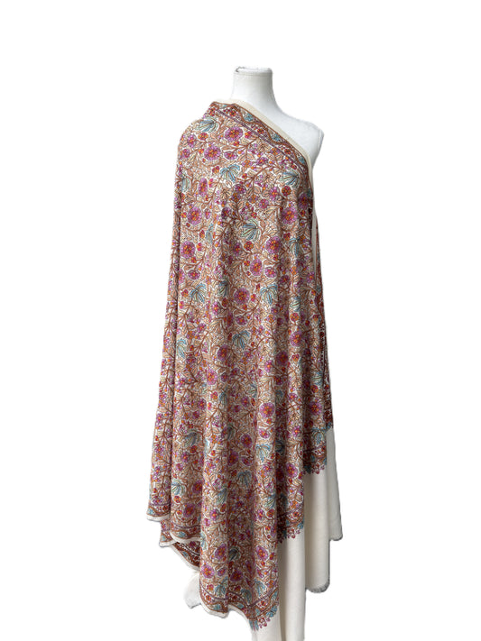pashmina shawl, kashmiri shawl, floral shawl, multicolor shawl, handmade shawl, luxury shawl, allover design shawl, soft wool shawl, lightweight shawl, designer shawl, womens shawl, premium shawl nz, nzshawls, gift shawl, elegant shawl, traditional shawl, colorful shawl, fashion shawl