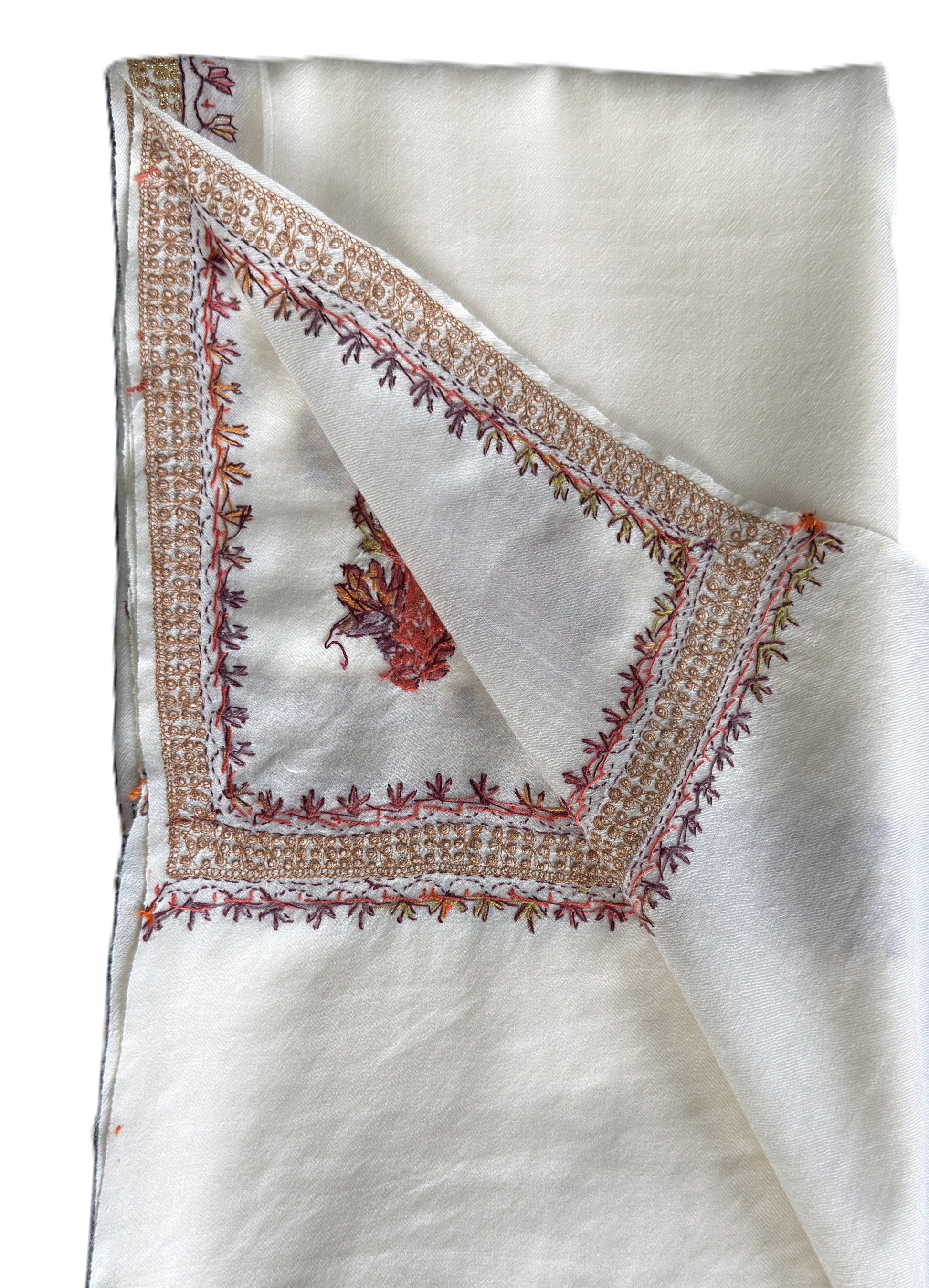pashmina shawl, kashmiri shawl, sozni embroidery, handmade shawl, luxury shawl, ivory shawl, embroidered shawl, winter shawl, lightweight shawl, fine wool shawl, premium shawl NZ, womens shawl, elegant shawl, designer shawl, authentic pashmina, nzshawls, gift shawl, bridal shawl, traditional shawl, soft wool shawl
