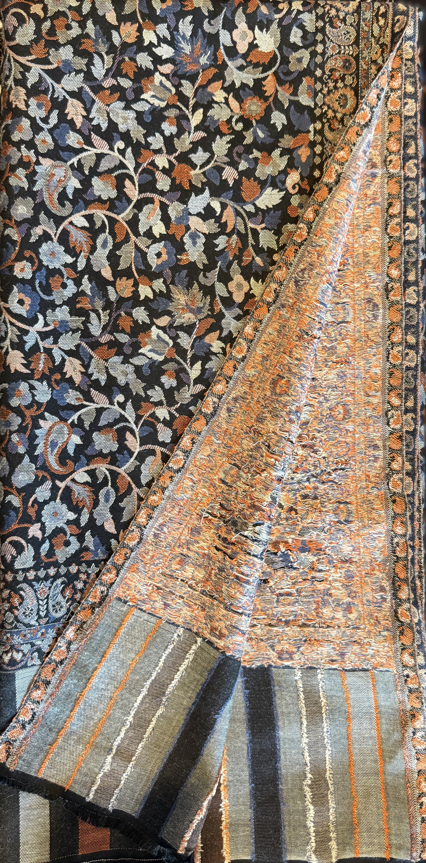 Men’s Kani Pashmina Shawl, Traditional Kashmiri Kani Shawl for Men,Elegant Men’s Winter Shawl, Pure Pashmina Kani Weave, Kashmir Made