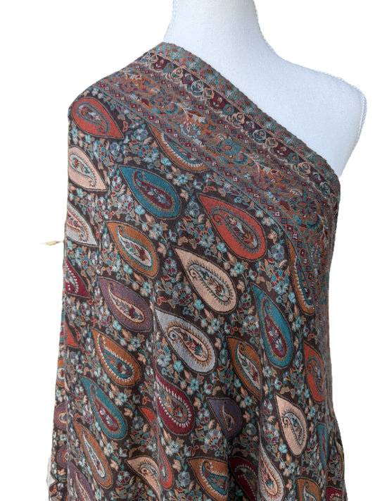Women’s Kani Pashmina Shawl,Elegant Women’s Pashmina Shawl,Traditional Kani Shawl for Women, Handwoven Kashmiri Shaw, Luxury Pashmina Wrap for Women, women shawls, 